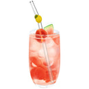 Axyaa Glass Drinking Straw Set for Milkshakes, Cocktails, Coffee - Reusable & Easy to Clean.