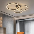 Axyaa LED Ceiling Light: Modern Aluminum Ring for Bedroom, Study - Full Spectrum Lighting