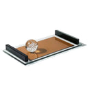 Axya Simple Luxury Glass Tray for Elegant Home Storage and Organization