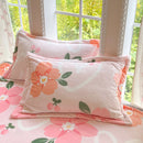 Axyaa Floral Flannel Fleece Blanket - Soft All Season Throw for Bed Sofa