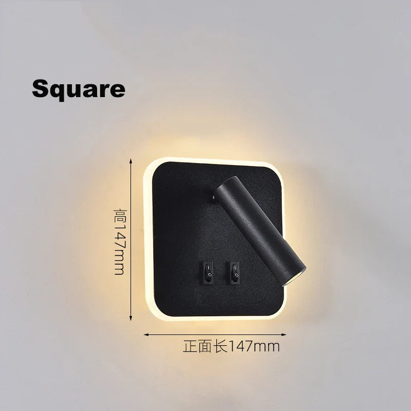 Axyaa Adjustable LED Wall Lamp for Room, Study, Bedside - Indoor Lighting