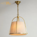 Axyaa Luxury Fabric LED Chandelier for Home Lighting