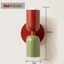 Axyaa Double-Head LED Wall Lamp Minimalist Modern Sconces Indoor Lighting