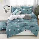 Axyaa Strawberry Pink Bedding Set: Queen & King Size Luxury Duvet Cover Set & Sheets