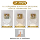 Axyaa LED Wall Sconces for Bedroom Bedside and Corridor Lighting