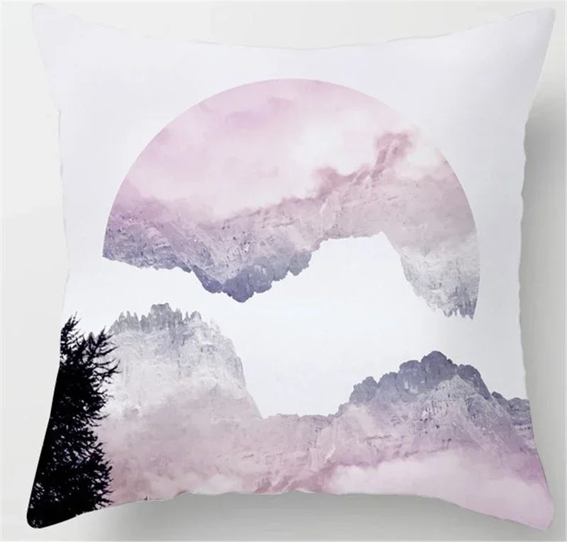 Axyaa Glitter Geometric Pineapple Pillow Covers - 45X45cm