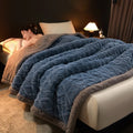 Axyaa Three-Layer Plush Blanket: Thick, Warm, & Versatile