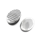 Axyaa Stainless Steel Grater: Double-sided Cheese & Vegetable Tool