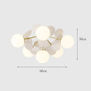 Axyaa Modern Pendant Chandelier Ceiling Light for Indoor Dining Room LED Decor