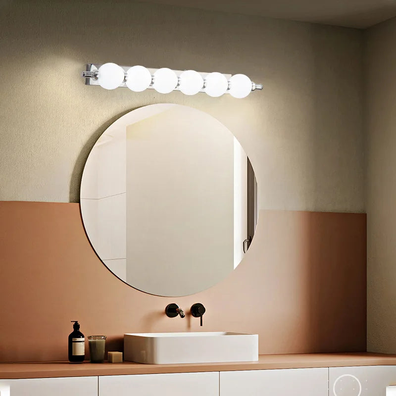 Axyaa Bubble Ball Mirror Wall Sconces for Bathroom and Dressing Table Lighting