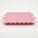 Axyaa Silicone Honeycomb Ice Mold with Cover for Easy Release