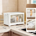Axyaa Multi-Tier Bowl Rack: Large Capacity, Collapsible Dish Drying & Storage for Kitchen