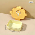 Axyaa Divided Lunch Box: Portable, Leak-proof, Microwave Safe Food Container