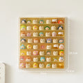 Axyaa Mini Dolls Storage Box Cute Anime Figure Display Rack