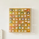Axyaa Mini Dolls Storage Box Cute Anime Figure Display Rack