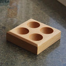 Axya Four Grid Wooden Tableware Dessert Sushi Plates Specialty Tableware