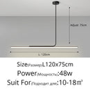 Axyaa Nordic LED Chandeliers Minimalist Pendant Lights for Home Interior Lighting