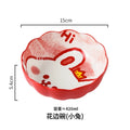 Axyaa Ceramic Fruit Salad Bowl, Microwave and Oven Safe, Cartoon Design