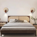 Axyaa Retro LED Bedside Wall Light | Natural Yellow Stone | Bedroom Atmosphere Lighting