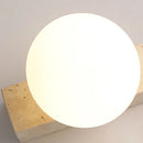 Axyaa Wabi Sabi LED Wall Sconce with Pull Chain Switch and Yellow Travertine Stone