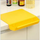 Axyaa Kitchen Cutting Board Set with Storage Tank - Durable Plastic Fruit Cutting Board