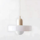 Axyaa Glass LED Chandelier Lights for Corridor Aisle Interior with Suspended Hanging Lighting