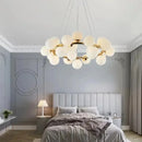 Axyaa Glass Bubble Ball Nordic Luxury Chandelier