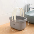 Axyaa Bath Basket: Stackable Large Capacity Toiletry Organizer, Durable Plastic Storage