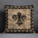 Axyaa Black Gold Plant Design Pillowcase for Elegant Home Decor