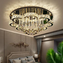 Axyaa LED Crystal Chandelier for Foyer Living Room Decoration