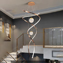 Axyaa Exquisite Staircase Chandelier & Hall Ceiling Lights - Indoor Lighting Fixtures