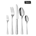 Axyaa Stainless Steel Tableware Set - Knife, Fork, Spoon & Steak Set