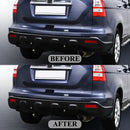 Axyaa LED Rear Bumper Reflector Lights for Honda CRV CR-V BRV 2007-2009 - Brake Warning & Turn Signal Lamps