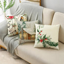 Axyaa Merry Christmas Linen Pillow Case 18*18in