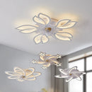Axyaa Smart LED Ceiling Fan Light - App Remote Control, Adjustable Speed, Dimmable