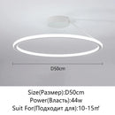 Axyaa Round LED Ceiling Chandelier for Bedroom, Dining Room & Study Room