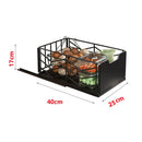 Axyaa Slide-Out Sink Storage Rack - Kitchen Organizer Tray for Bowls, Dishes, and Seasoning
