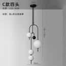 Axyaa Nordic Glass Ball Chandelier Ceiling Pendant for Home Decor & Hospitality Lighting
