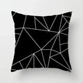 Axyaa Geometric Portrait Pillowcase - Stylish Home & Office Cushion Cover
