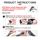 Axyaa Wireless LED Strobe Lights: Rechargeable Car Decor Anti-Collision Warning Light