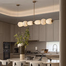 Axyaa Copper Marble Pendant Lamp for Nordic Luxury Dining and Study Lighting