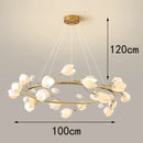 Axyaa Modern Indoor Pendant Chandelier LED Ceiling Light for Dining Room