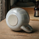 Axyaa Ceramic Ball Cup: Japan Style Retro Coffee Mug, Home Office Drinkware