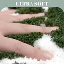 Axyaa Green Bath Mat - Non Slip Microfiber Washable Shower Rug