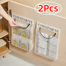 Axyaa Mesh Bag Dispenser Wall Mount | Kitchen Garbage Bag Organizer