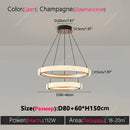 Axyaa Nordic Ring Chandelier for Living, Dining & Bedroom