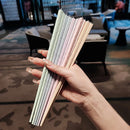 Axyaa Japanese Korean Alloy Chopsticks Sushi Sticks Reusable Tableware