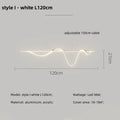 Axyaa Modern Curve LED Pendant Lights for Dining Room, Kitchen, and Bar