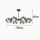 Axyaa Pendant LED Chandelier for Bedroom Decor and Living Room Lighting