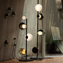 Axyaa Glass Ball Floor Lamp Modern Room Decoration Standing Light for Living Room & Office